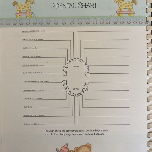 Vintage 80s Hallmark Keepsake Album adopted child baby memory book unisex - Picture 15 of 16